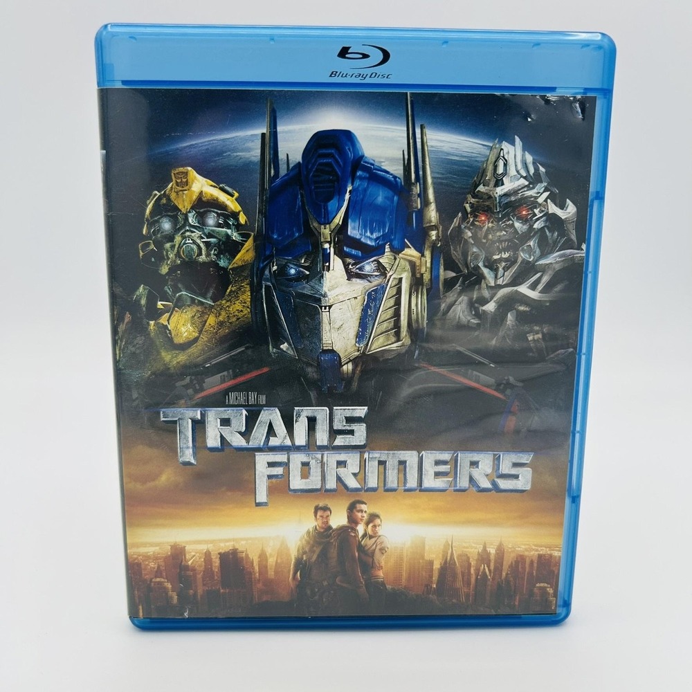Transformers (Blu-ray, 2007) Movie Film Shia LaBeouf Megan Fox Josh Duhamel